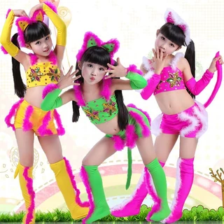 children's fish costumes for girls goldfish clothing kindergarten  performance clothes animal dance costumes festival dance