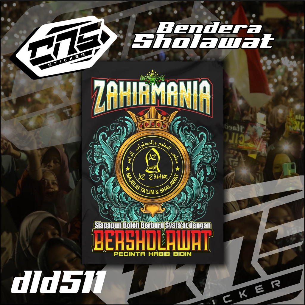 The Flag Of The ZAHIRMANIA Assembly Of HABIB BIDIN AZ ZAHIR Printing