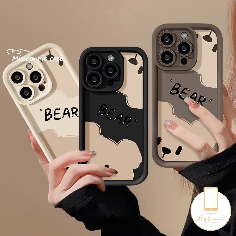 Simple Graffiti Cute Bear Phone Case for Infinix Hot 30i 30 Play Note ...