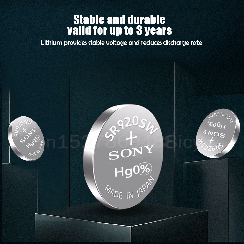 371 SR920SW AG6 920 LR920 LR69 171 370A 371A 1.55V Silver Oxide Battery ...