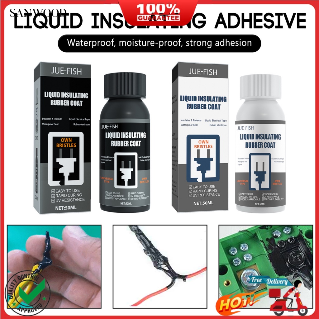 SW.Z 50ml JueFish Liquid Adhesive Tape Fast Dry Instead of Heat