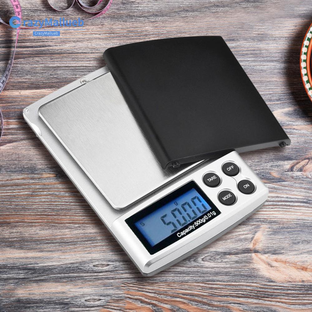 Hot Sale 200g/300g/500g X 0.01g /0.1g/mini Precision Pocket Electronic Digital  Scale For Gold Jewelry Balance Gram Scales 1pc