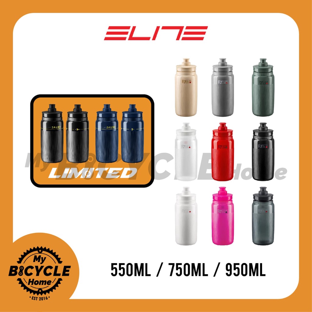 Borracce Bici Da Corsa Bottiglia Elite Fly Tex 550ml - Blu Scuro, Leggera E Senza BPA, Per Sport E Giornata Fly Tex Bottle - Foto 5