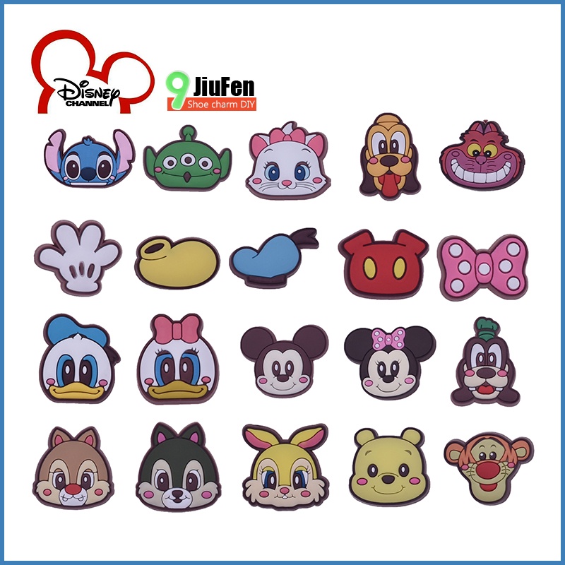 Jibbitz Backs Clear & Black Button Accessories - DIY Shoe Charm - Foto 4