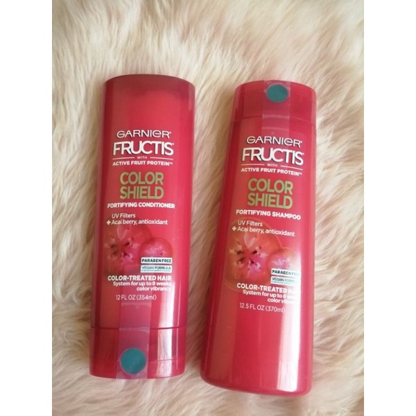 Nourish your color with Fructis Color Shield Shampoo - Garnier