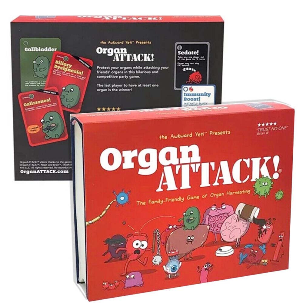 Organ Attack Card Game Board Family Game - Original New Dispatch Kids ...