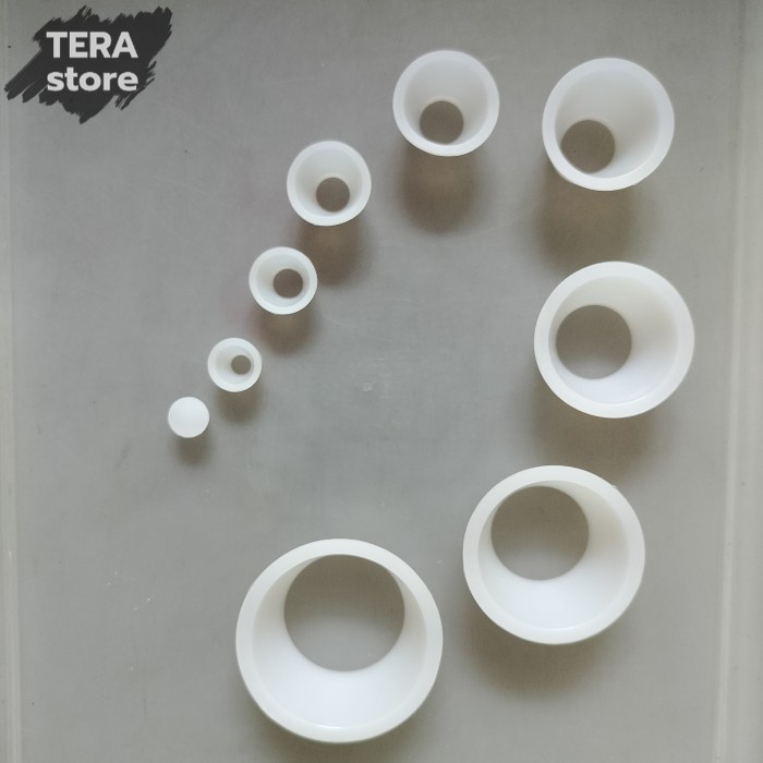 Buchner Funnel Silicone Rubber set Of 9 filtering flask filter adapter