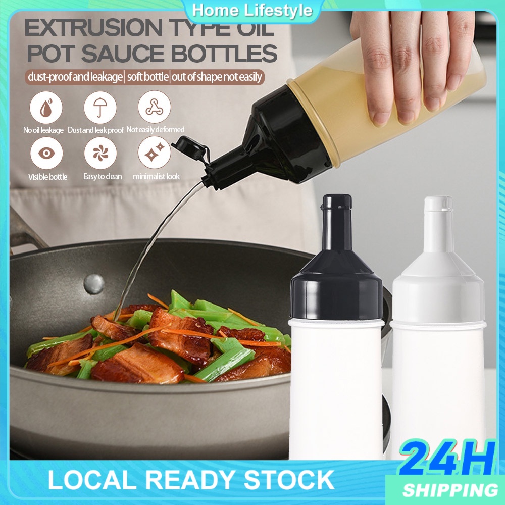 250ml Kitchen Squeeze Seasoning Bottle Condiment Dispenser For Ketchup ...