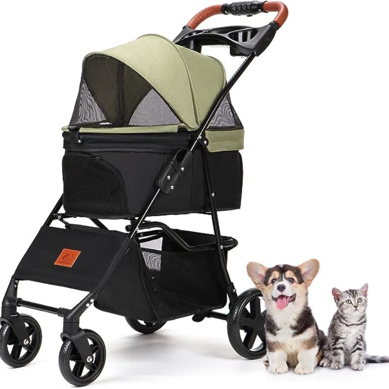 Cat Carrier Good2go Dog Stroller Cat Stroller SKISOPGO Dog Cat Pet Gear  3-in-1 Foldable Pet