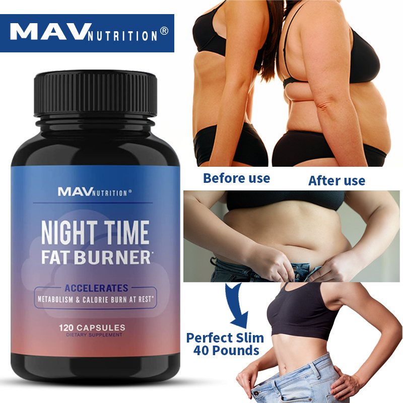 Burn Fat At Night Lose Fat While Sleeping Carb Blocker Supports