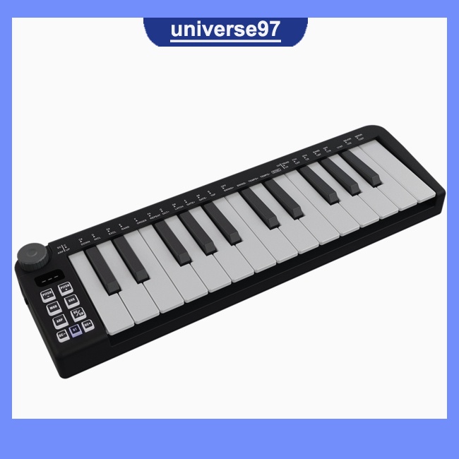 PING 25 Key USB MIDI Keyboard Controller With Smart Chord Scale Modes Arpeggiator Mini Portable
