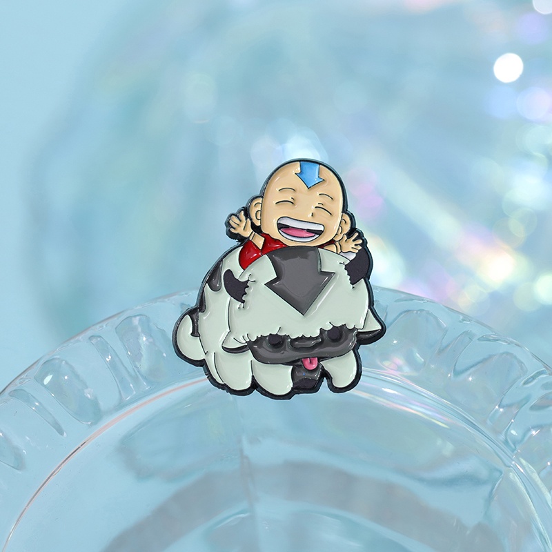 Avatar Pin Avatar: The Last Airbender, Enamel Pins Character Appa and ...