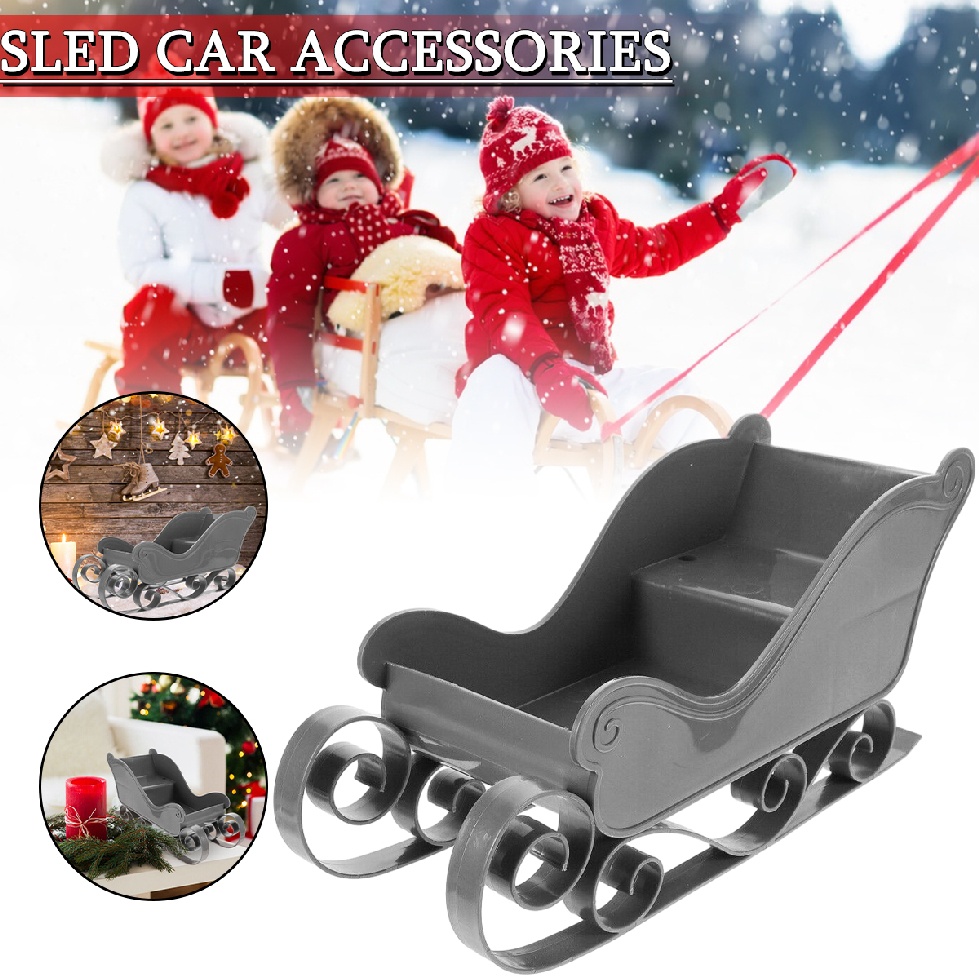 Christmas Sleigh Adornment Sleigh Ornament Desktop Sleigh Model