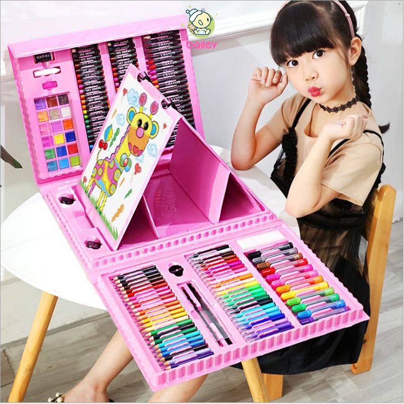 42/86pcs Kids Coloring Set Painting Water Color Crayon Drawing Sets Art Set  Children Drawing Set