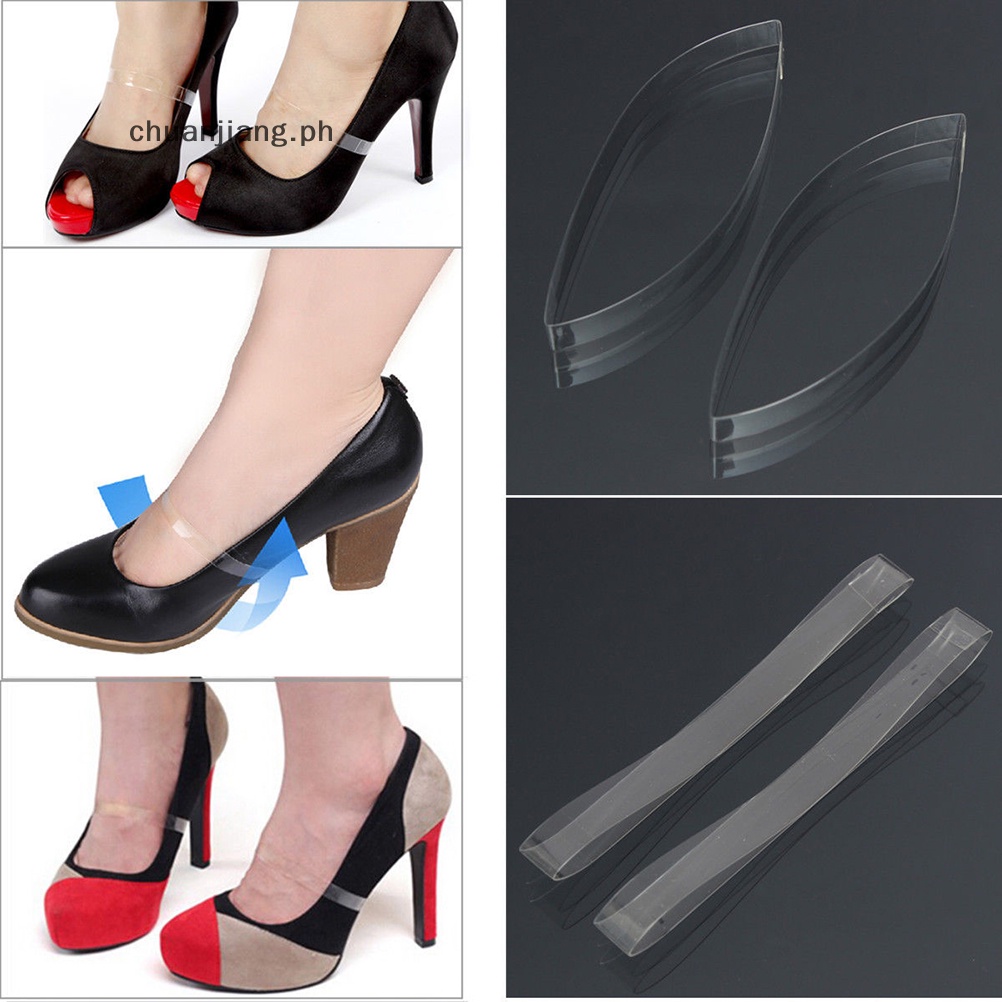 Clear shoe straps hot sale for loose shoes