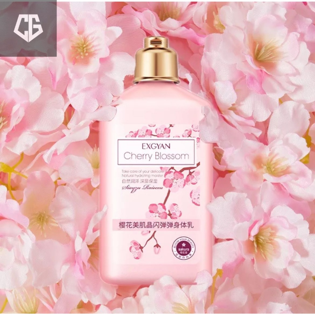 260ML Japan Cherry blossom Whitening Body Lotion Sakura Scent Moisturizing Whitening Lotion