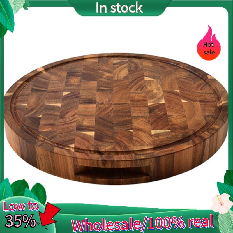 Acacia Wood End Grain Cutting Boards Wooden Butcher Block Meat Cutting