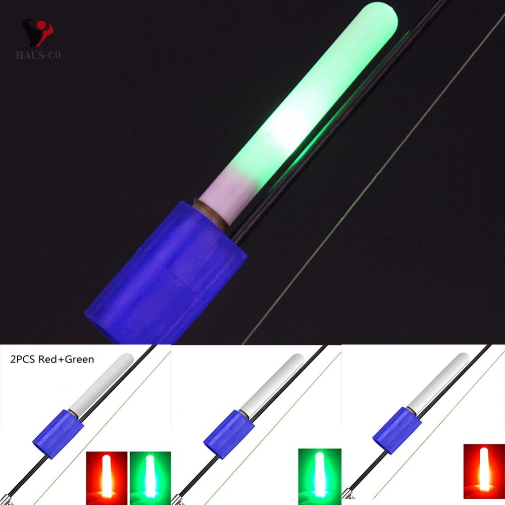 Night Fishing Stick Glow Lightstick LED Light Rod Tip Clip Glowing