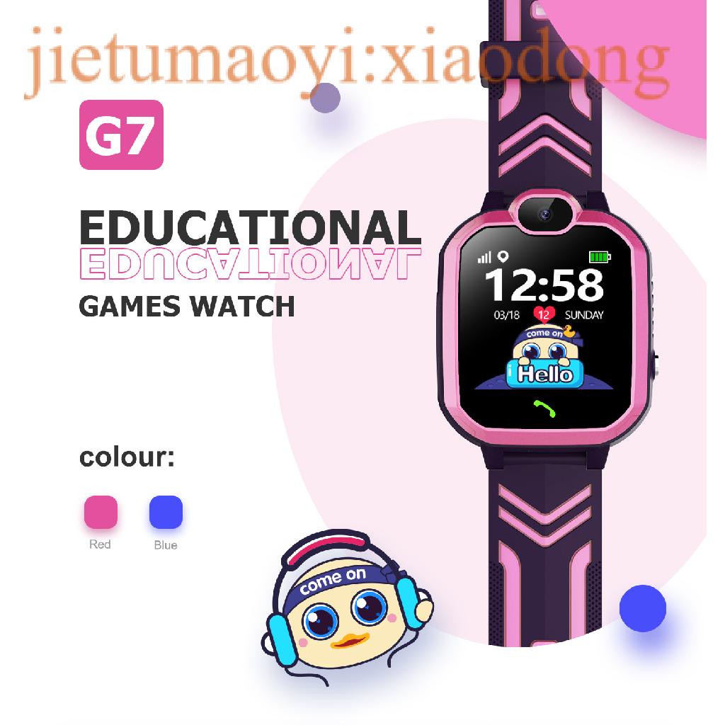 G7 Children's Smart Watch Listening to Songs Video Screen Camera Call ...