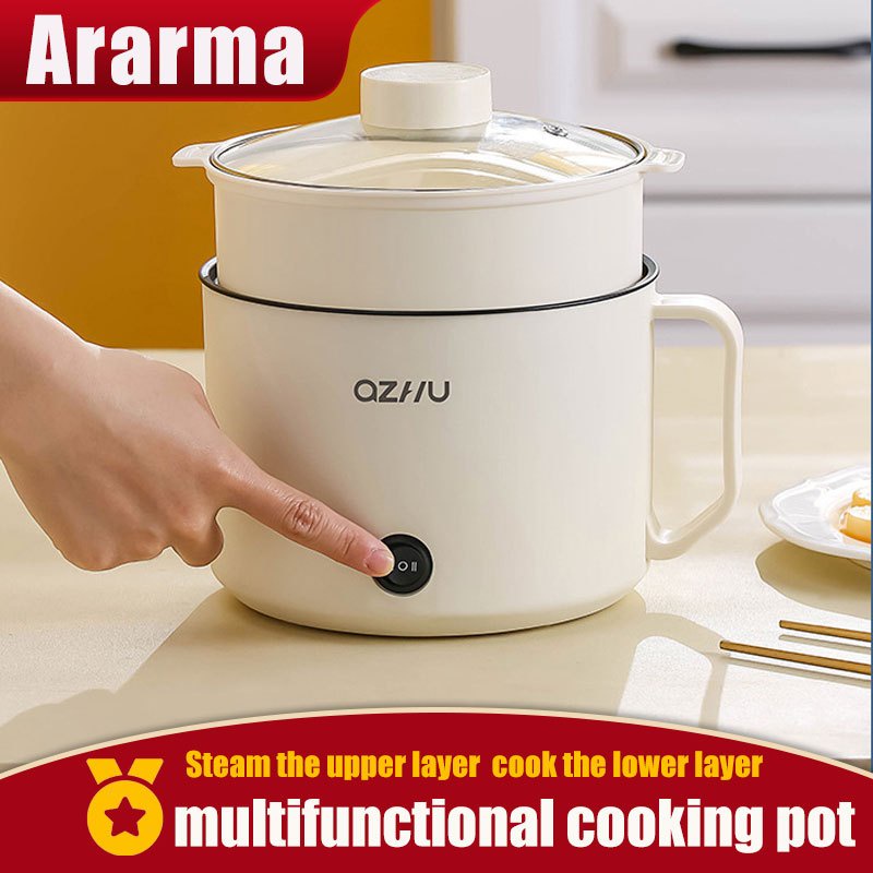 Dreepor Mini Rice Cooker With Steamer Small Non Stick Hot Pot