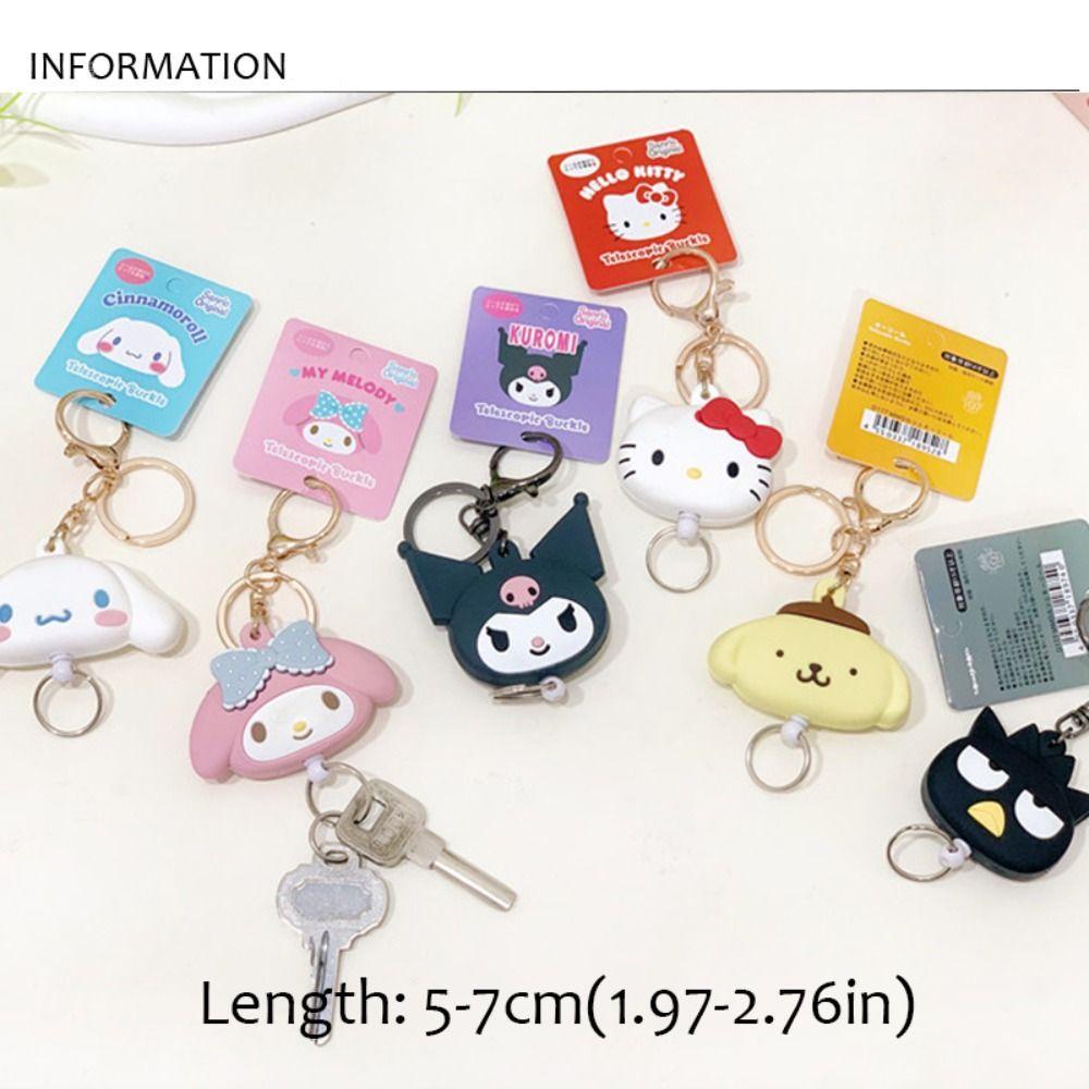 NLINNI Stretchable Kuromi Keychain, Elastic Anime Stretchy My Melody ...