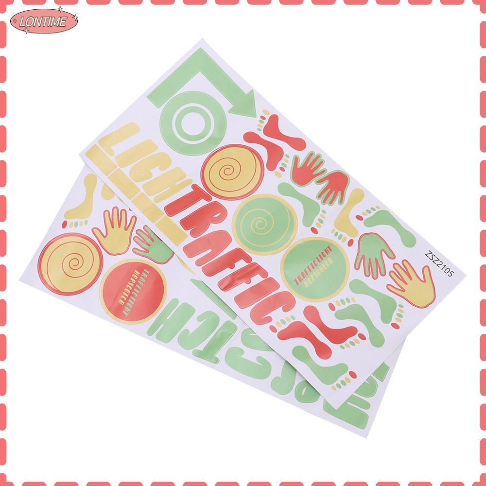 LONTIME STORE Wall Decals, DIY Vinyl Floor Stickers, Start Wall Sticker