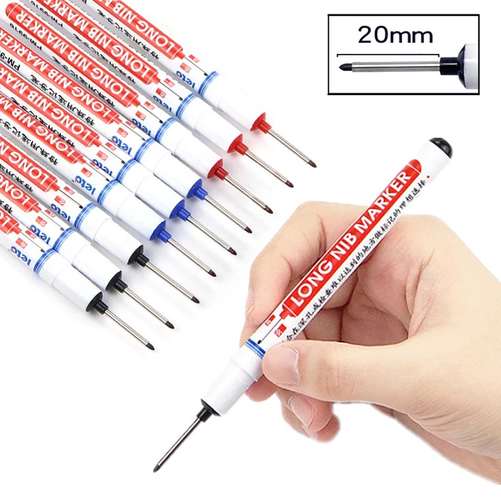 20mm Waterproof Permanent Quick Drying Marker Pen Multifunctional Long Head  Oily Metal Marker