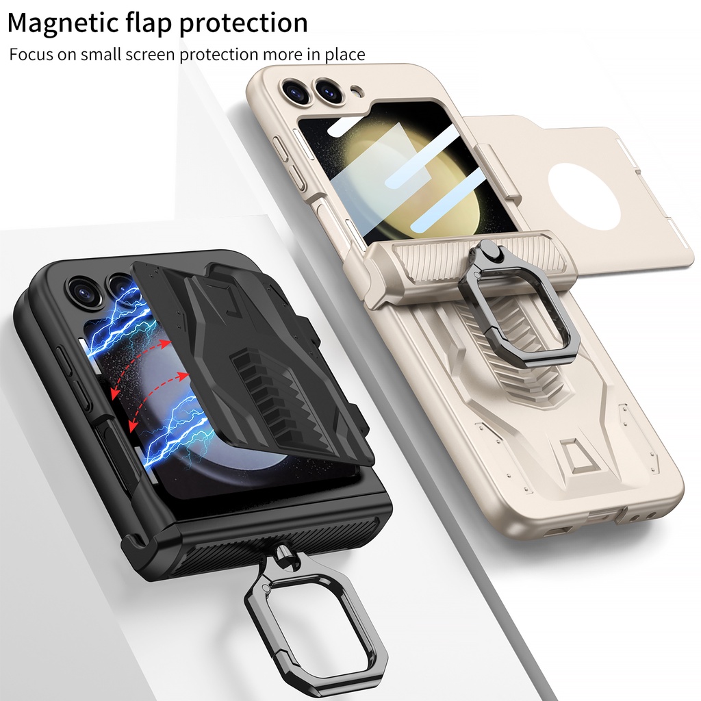 Magnetic Lens Protector Casing for Samsung Galaxy Z Flip 5 Business Z ...