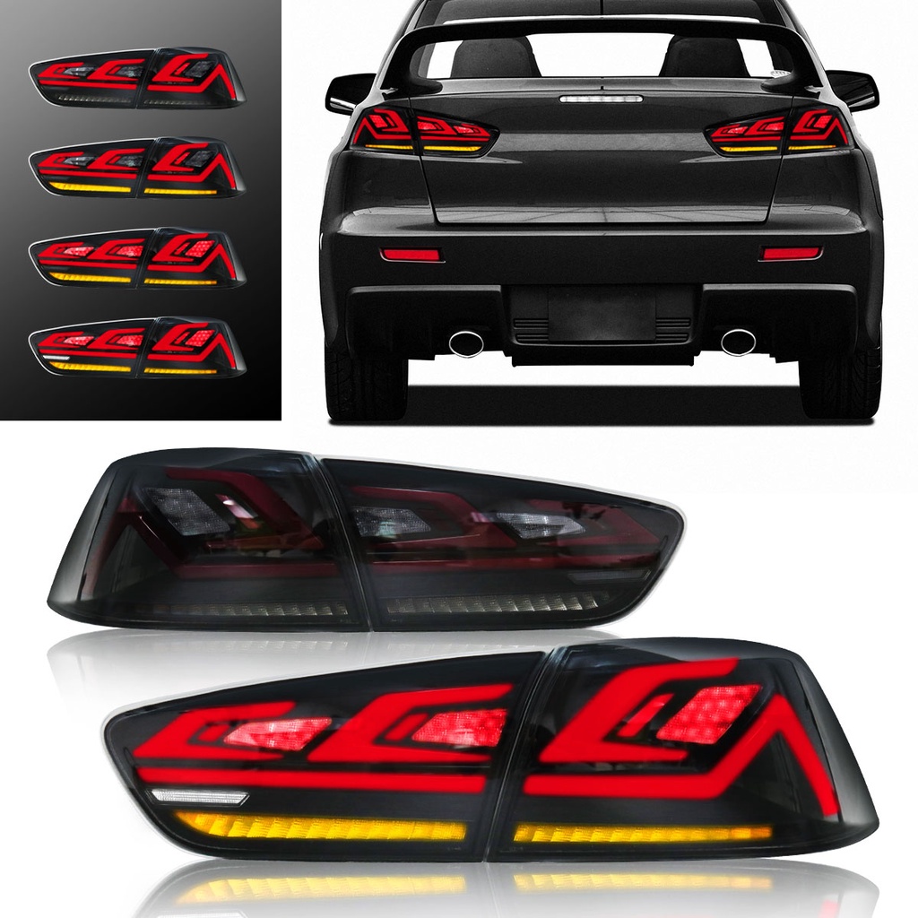Diy Tail Lights for Mitsubishi Lancer Evo Sedan 2008 2009 2010 2011 ...