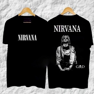 2023 Metal Rock Band Shirt Custom Print wear Nirvana Bleach In Colour 02  White Tshirt Design