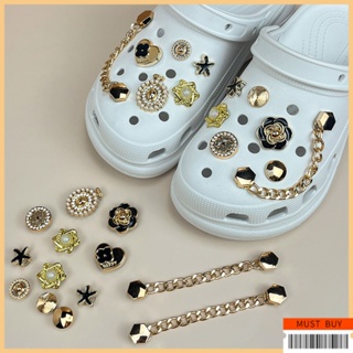  Bling Croc Charms for Women Girls, Trendy Butterfly Shoe Charms  with Pearl Croc Chains Crystal Enamel, Croc Accessories Decorations for  Clog Sandals, Party Favors Birthday Gifts, 18 Pcs : Clothing, Shoes