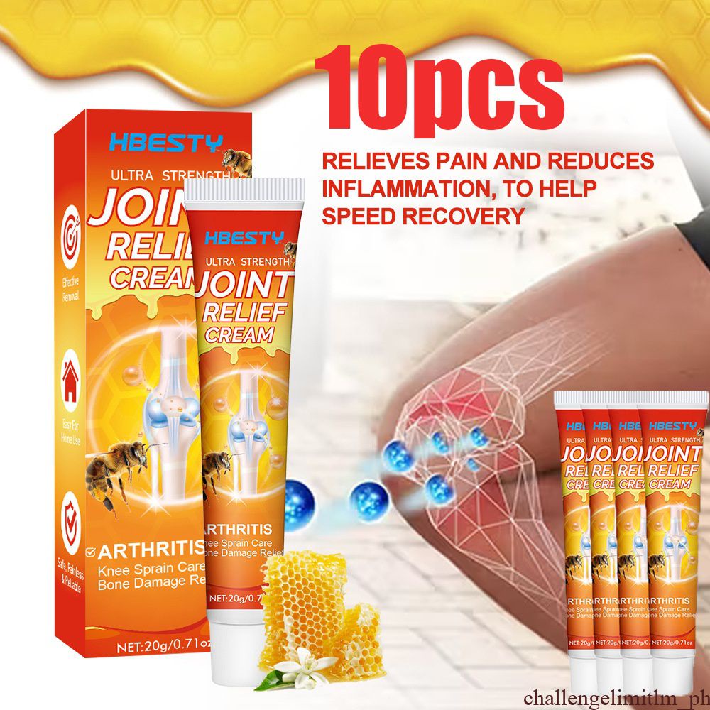 10pcs HBESTY 20g Bee Venom Ointment Relieve Knee Pain Knee Shoulder ...