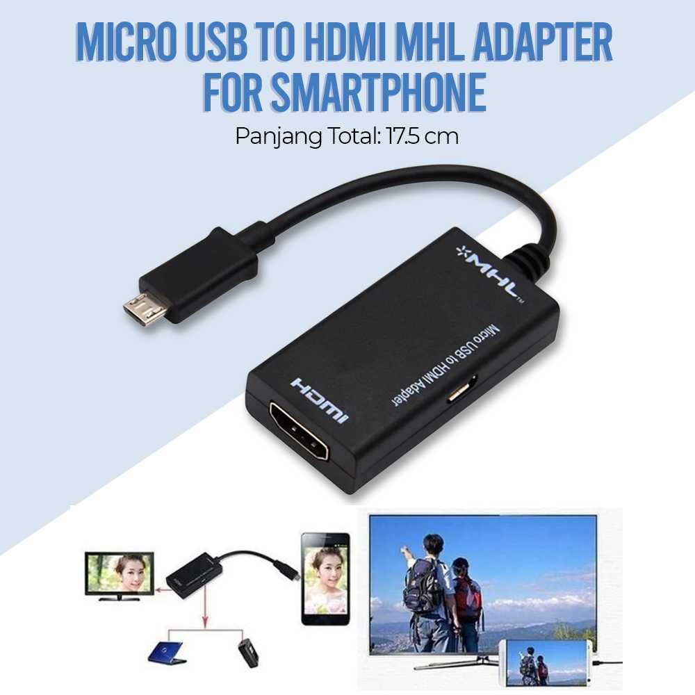 (Hstore7) Robotsky Micro USB to HDMI MHL Adapter for Smartphone - S2 ...