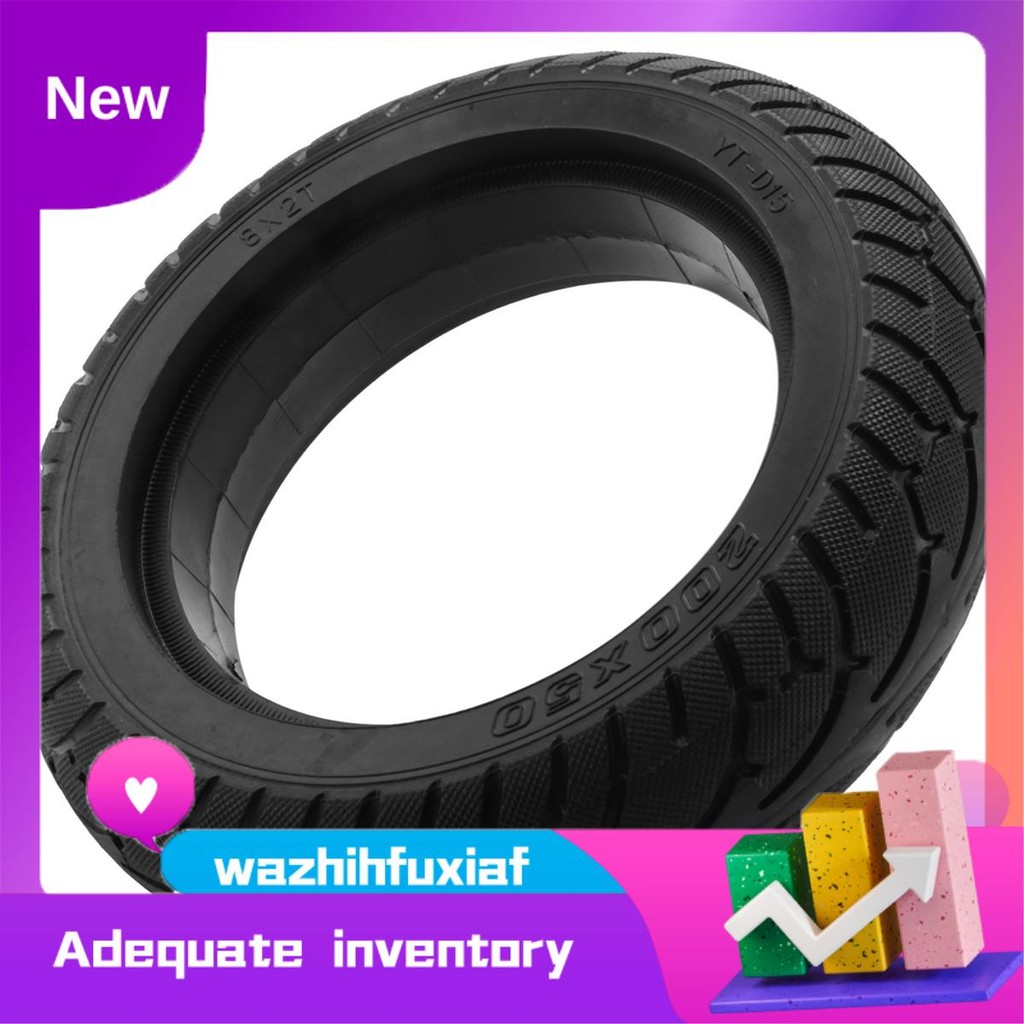 wazhihfuxiaf 8 Inch Electric Scooter Tire 200X50 Solid Tire Rear Tire ...