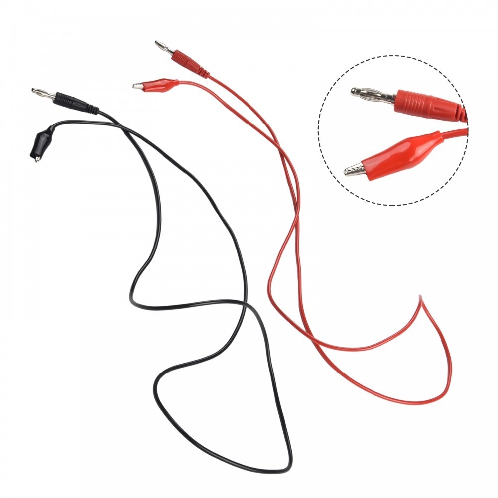 Premium Quality Multimeter Test Cable with Banana Plugs and Alligator ...