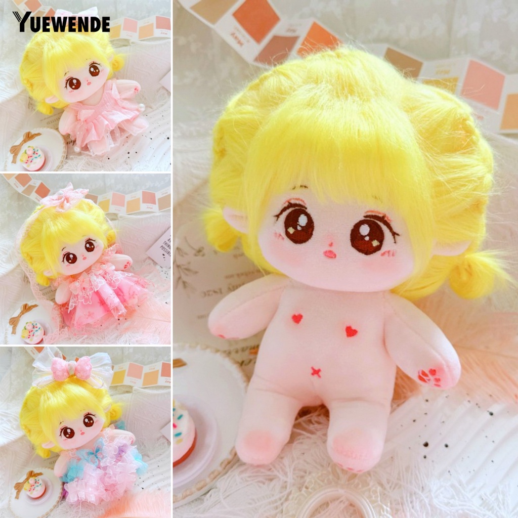 YM.B Stuffed Baby Doll Plush Doll Adorable Anime Girl Plush Toy with
