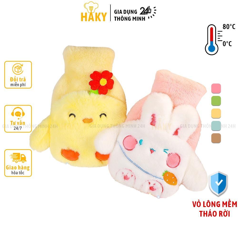 Packs, 500ml Cute Fur Shell Winter Heating Bags, Hot Compresses To ...