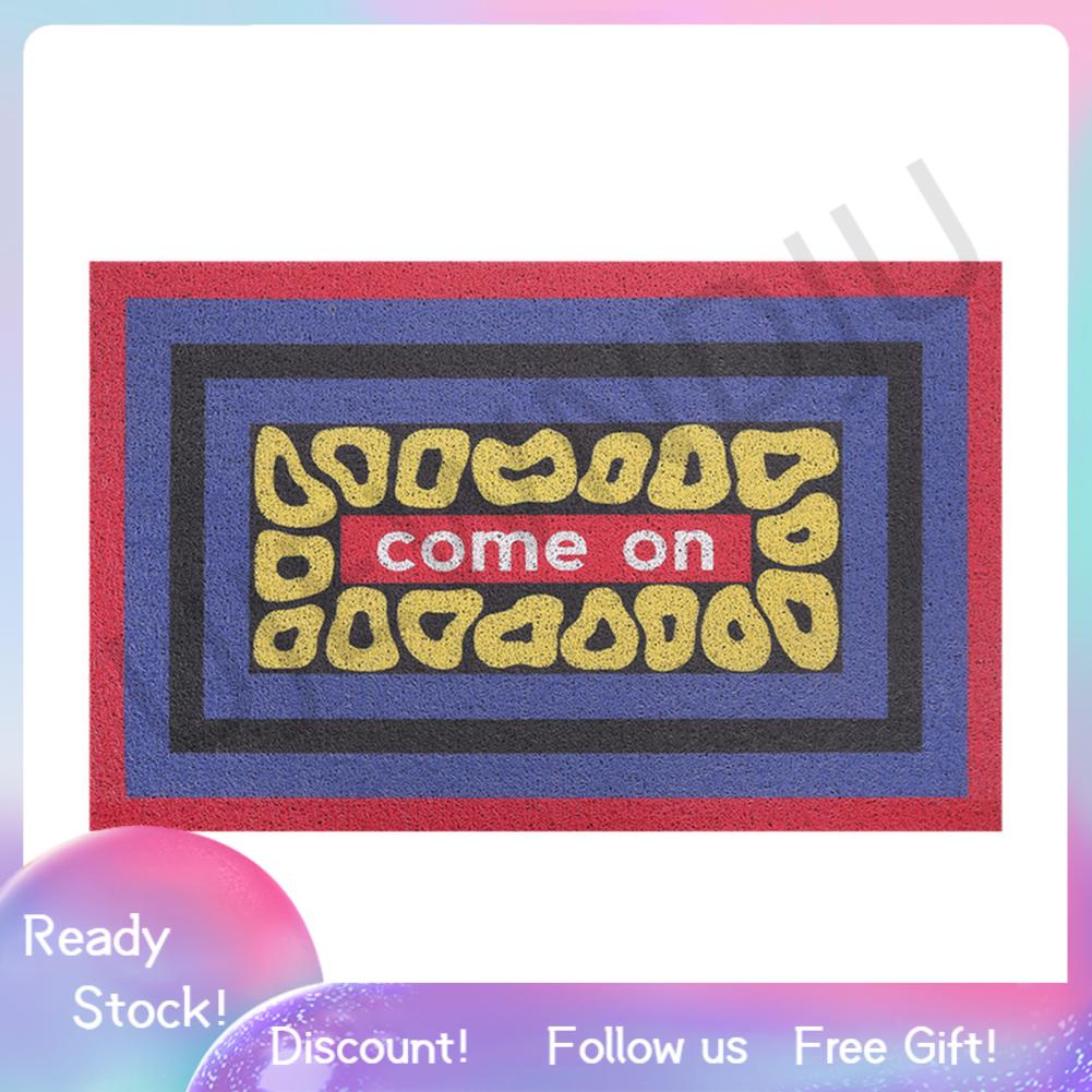 Ujewndju Entrance Doormat Door Mat 16x24 Inch Come On Prevent Slip Silk