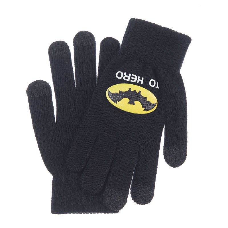 maimai spot touch screen fashion warm Korean style cold-proof men and women  winter cute gloves ins Riding gloves velvet student