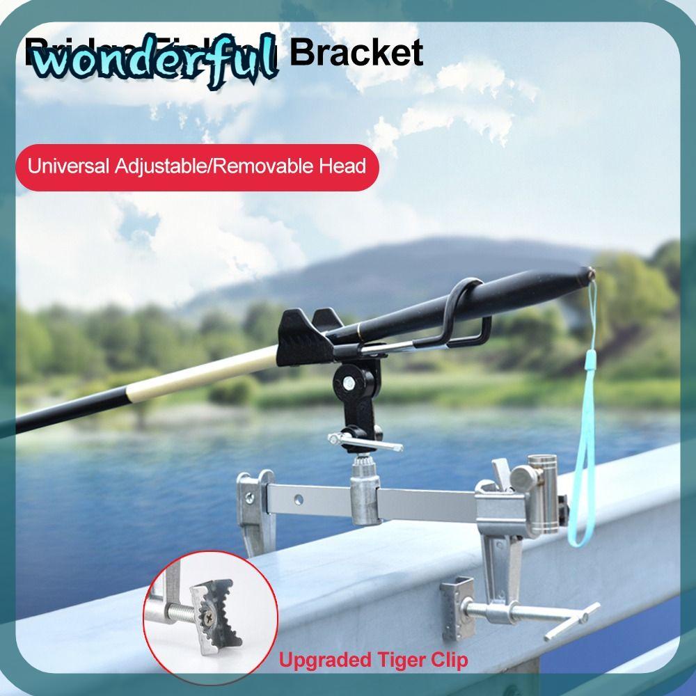 WONDER Fishing Rod Holders, Adjustable Clamp on Type Fishing Rod ...