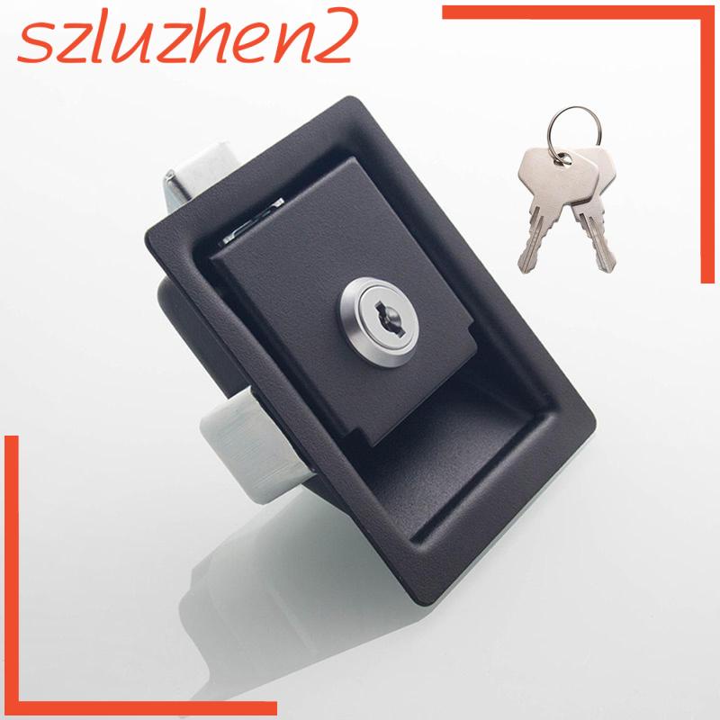 [Szluzhen2] Tool Box Lock Stainless Steel Panel Lock with 2 Keys for