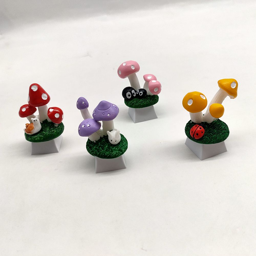 Cute Mushroom Cong Key Hat Personalized 3D DIY Customized Mechanical ...