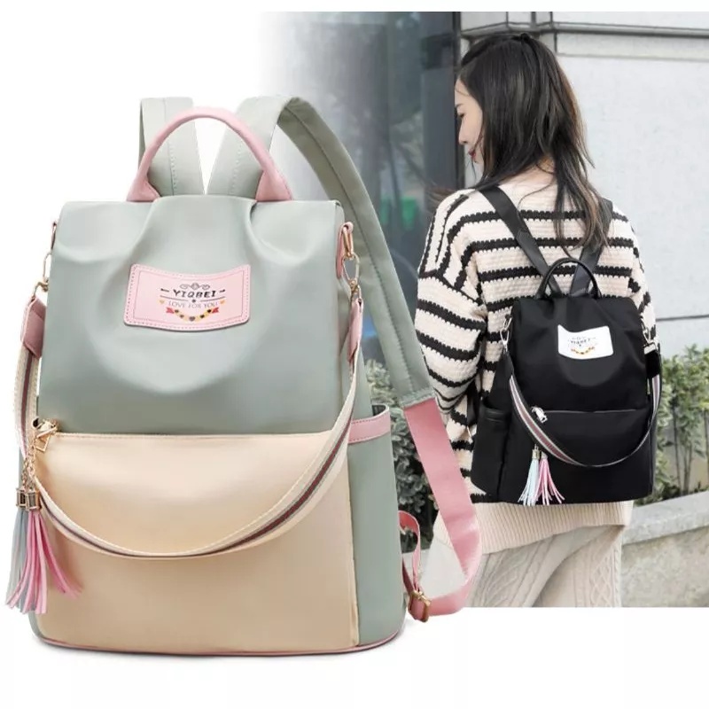 Korean Style Waterproof Backpack Women 2026.JNK #Y2212 Fashion Korean Style Waterproof Backpack Anti-Theft Bag ...