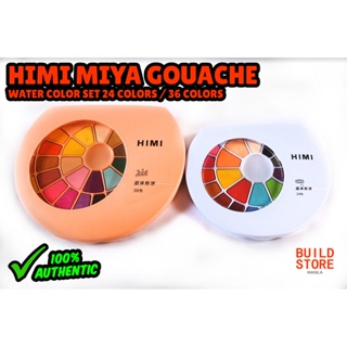 HIMI Gouache Paint Set 30ml 18/24 Colors Jelly Cup Non-Toxic