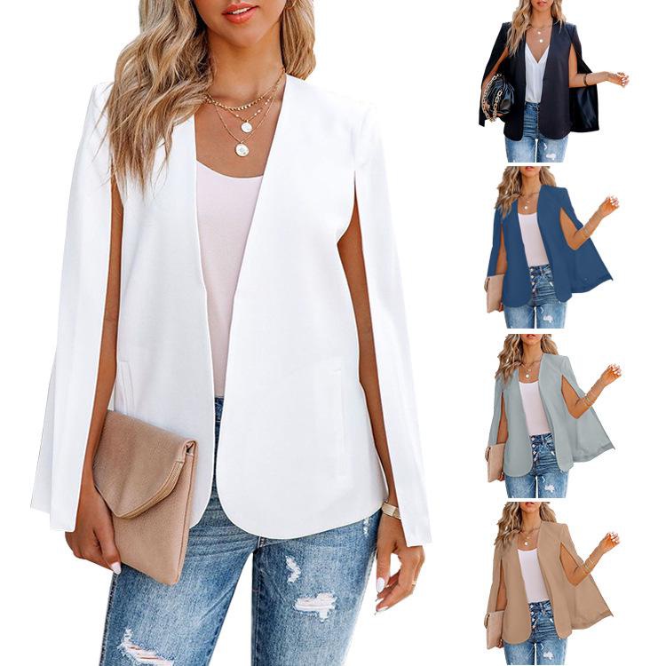 Cape sleeve blazer coat best sale