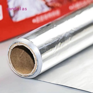 1roll Aluminum Foil Paper, Silver Heat Resistant Air Fryer Liner