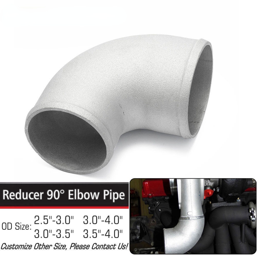 90 Degree Inlet Elbow Reducer Pipe Joiner Turbo Weld On Inlet Tight ...