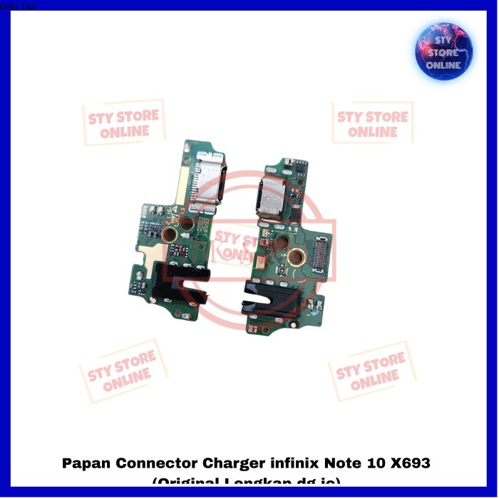 Original INFINIX NOTE 10 X693 CAS CONNECTOR PCB CHARGER CONNECTOR BOARD ...