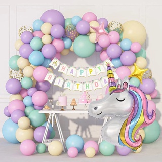 Unicorn Balloons Arch Garland Kit, Unicorn Birthday Party