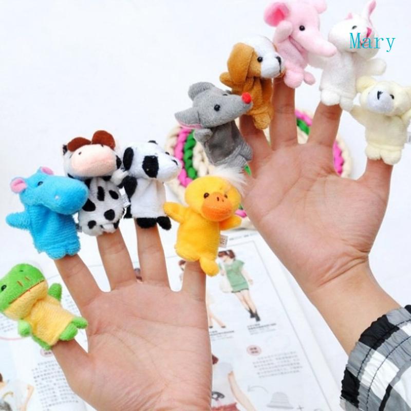 Mary 10 Animal Finger Puppets Doll Toy Finger Puppets For Baby Animal ...